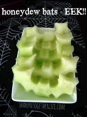 A variety of healthy Halloween treats for kids' class parties.