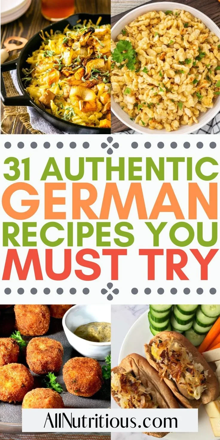 Authentic German recipes for quick and delicious meals featuring traditional cuisine.