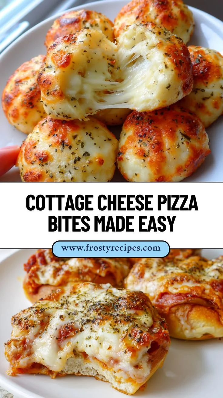 Healthy Cottage Cheese Pizza Bites for a nutritious snack