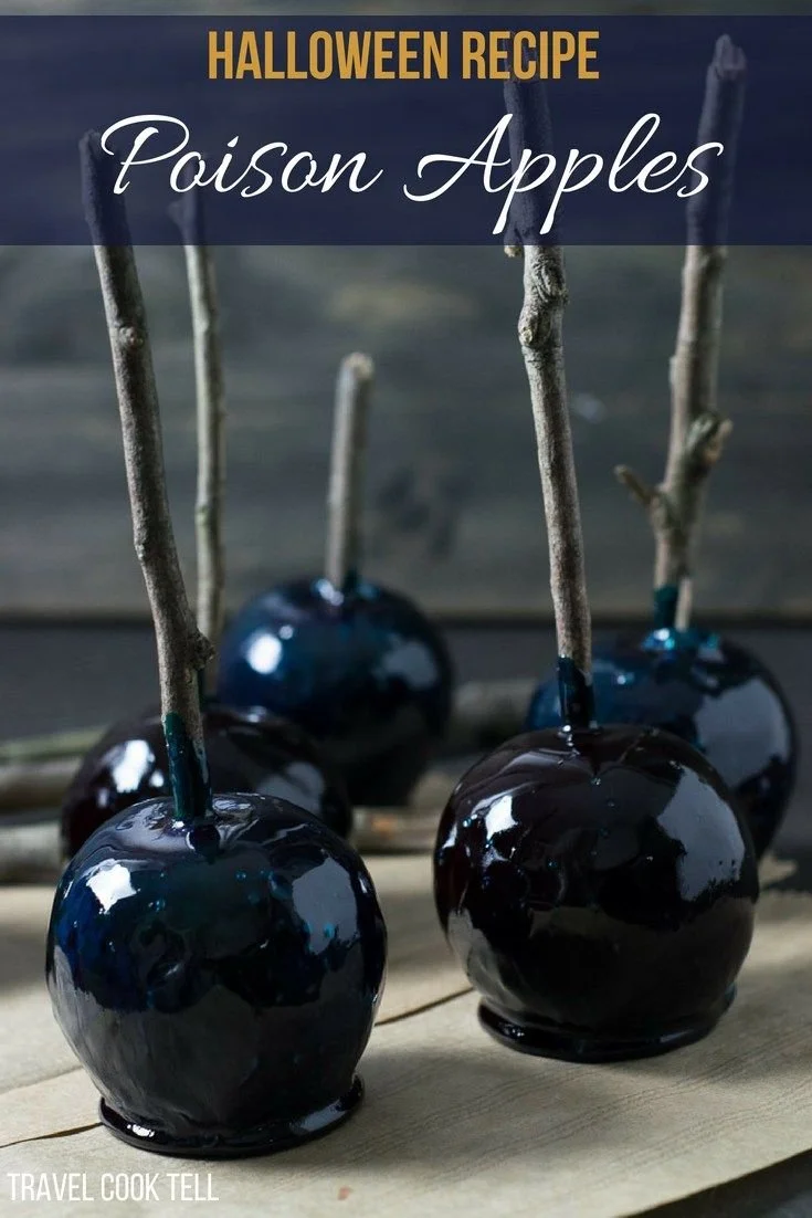 Spooky poison apples recipe for Halloween treats