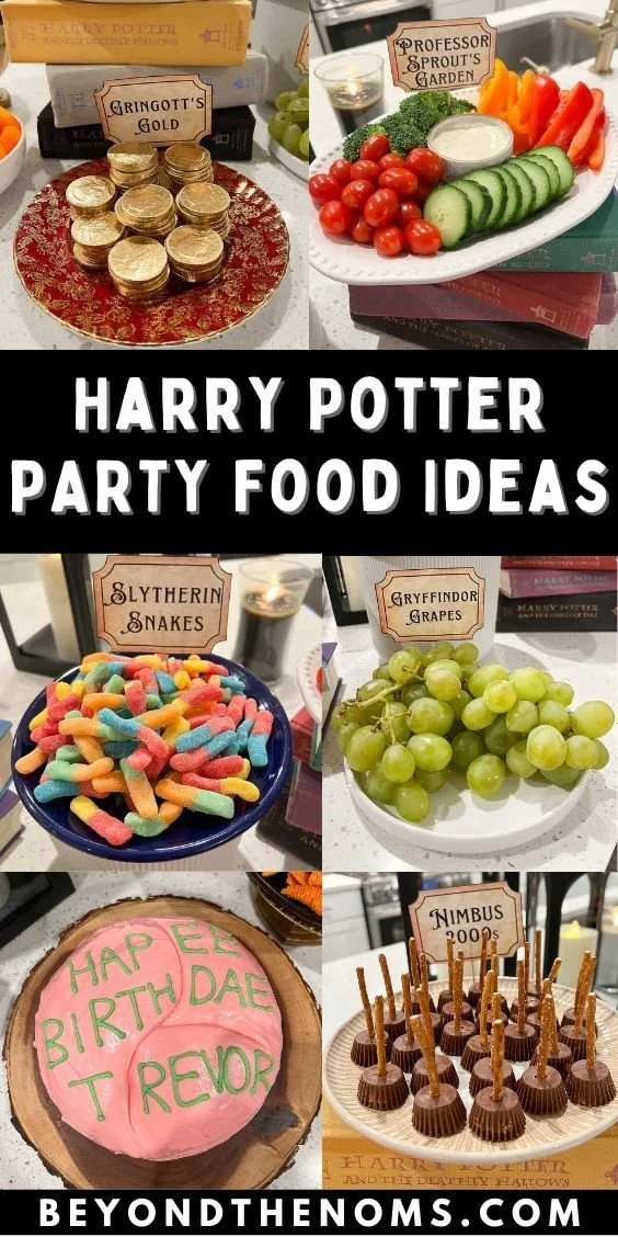 Delicious Harry Potter themed party food ideas for magical celebrations