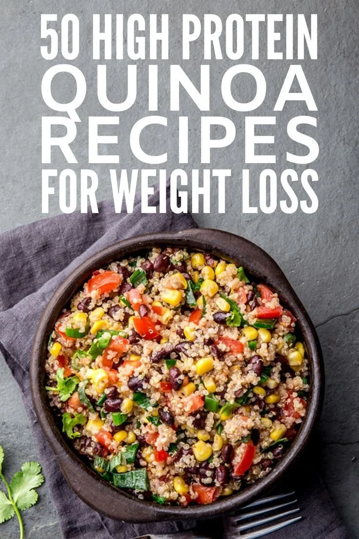 A colorful array of vibrant quinoa recipes, showcasing various dishes for every meal.