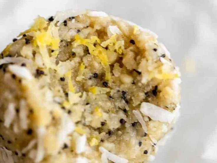 Healthy Lemon Bliss Balls recipe for nutritious snacks and lunches