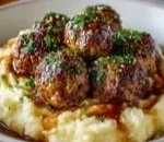 salisbury steak meatballs with garlic herb mashed 2026 07 15 021458 1