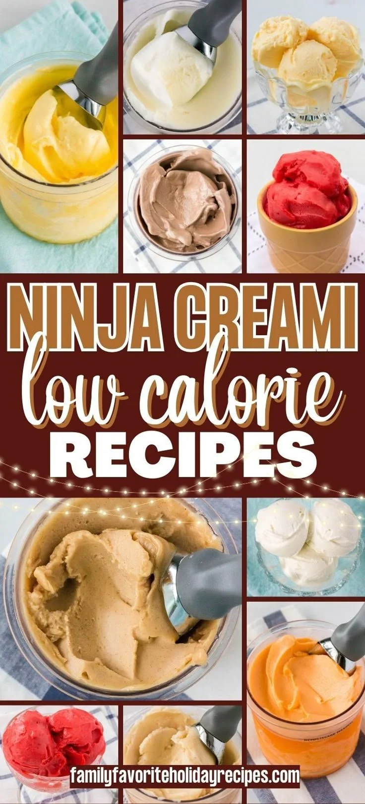 Delicious low calorie Ninja Creami recipes for healthy treats